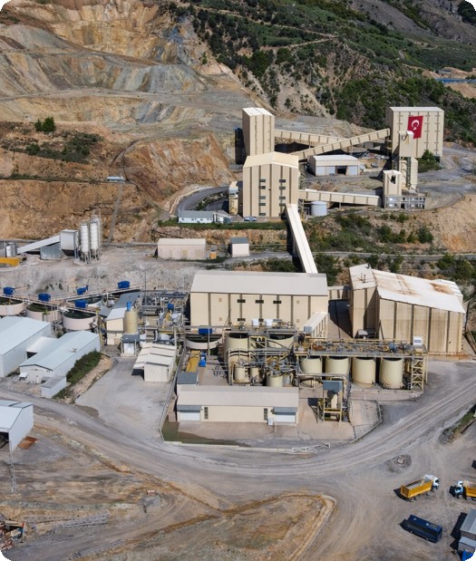 Mastra Altın Madeni İşletmesi — havadan görünüm